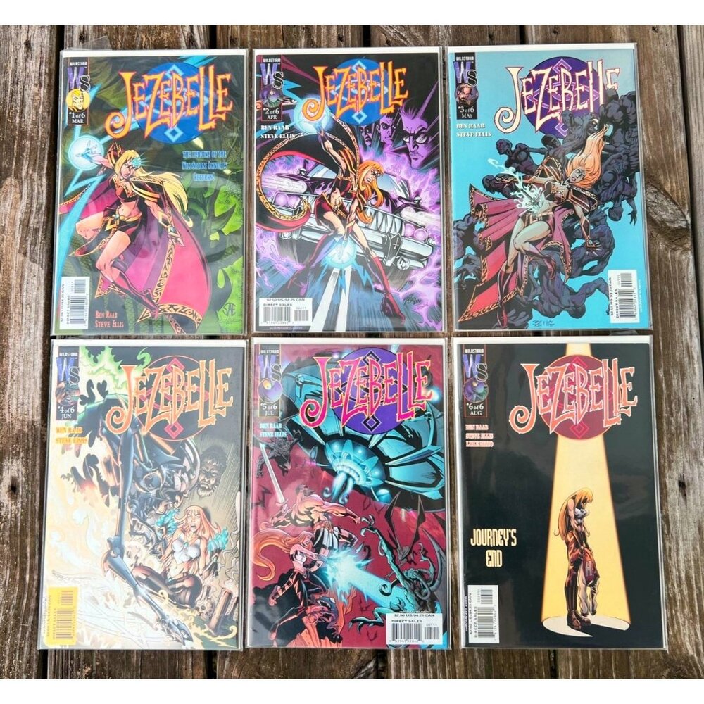 Full Run of Jezebelle by Wildstorm Comics #1-6, 2001, Ben Raab & Steve Ellis